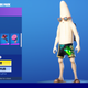 Fortnite’s Unpeely skin in glasses and swim trunks.